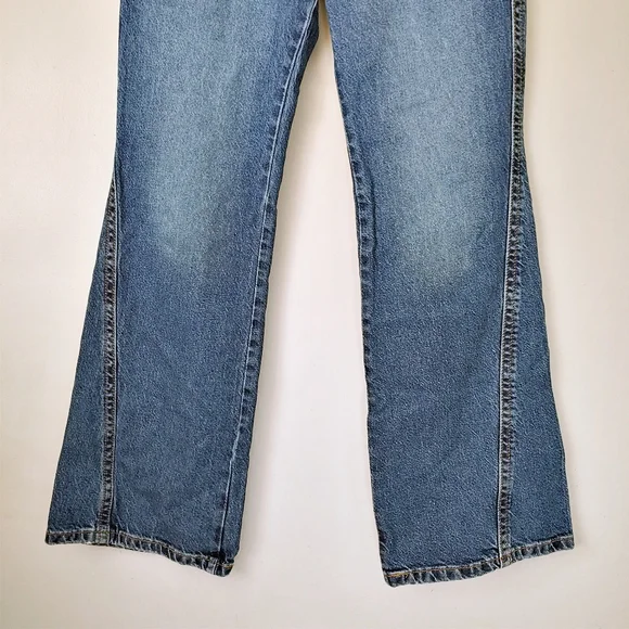 Levi's Noughties Bootcut Low Rise Jeans Size 29 Blue Wash Pocket Y2k 28 - Picture 10 of 16